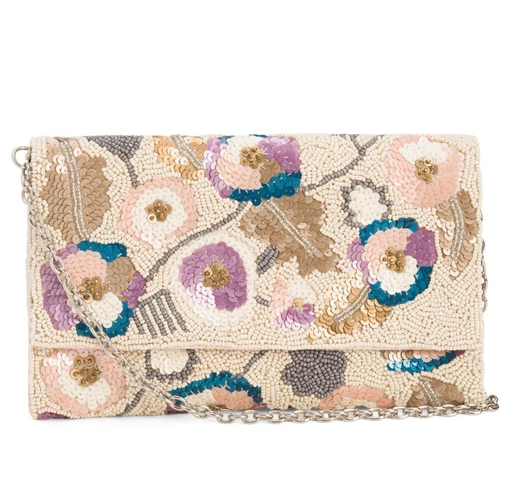NEW America & Beyond Beaded Handbag